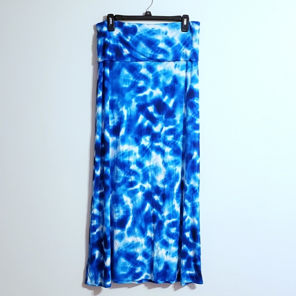 Calvin Klein Blue Maxi Skirt